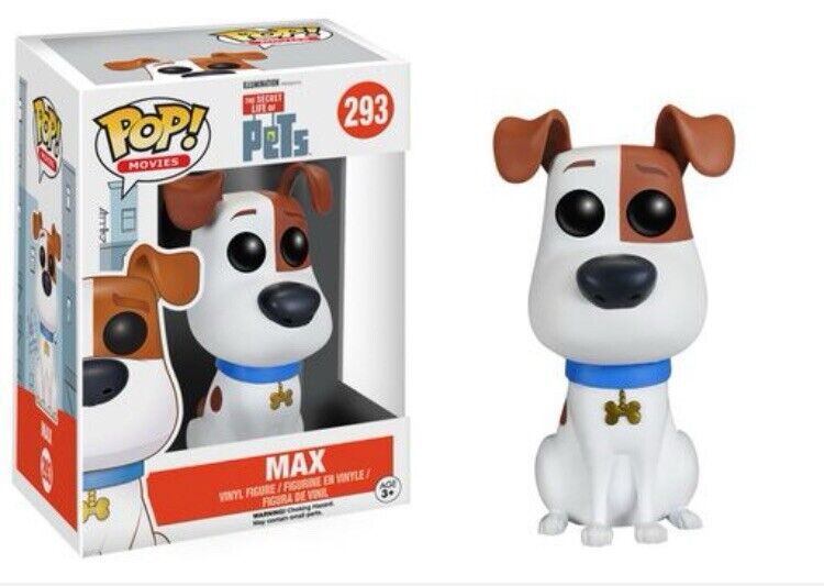Funko POP Movies The Secret Life of Pets Max #293 VAULTED PROTECTOR