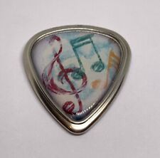 Good Day Start With Music Guitar Pic Token Pocket Charm (188) picture