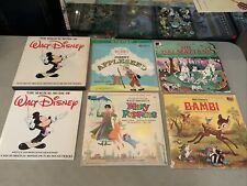 Lot Vintage Walt Disney Vinyl LP Mickey Mouse Bambi 101 Dalmatians Mary Poppins picture