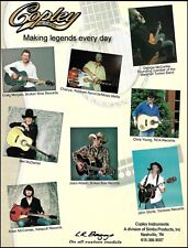Copley Guitar 2007 ad Country artist Jason Aldean Craig Morgan George McCorkle picture