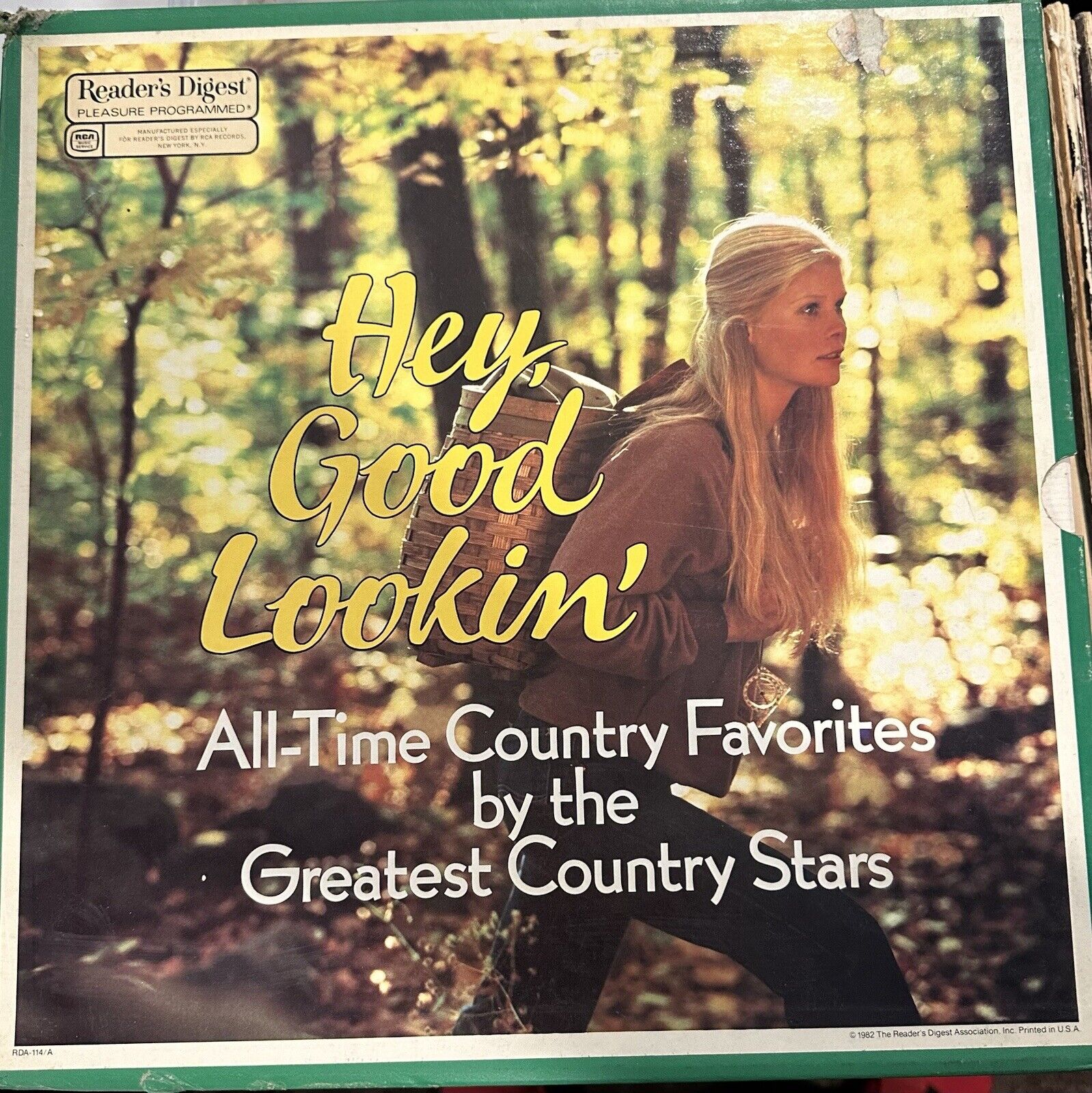 Vintage 1982 HEY GOOD LOOKIN ALL TIME COUNTRY FAVORITES box Set vinyl records