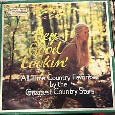 Vintage 1982 HEY GOOD LOOKIN ALL TIME COUNTRY FAVORITES box Set vinyl records picture