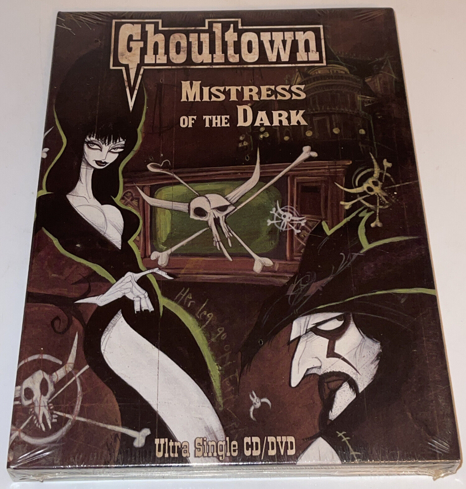 Mistress of the Dark by Ghoultown (CD/DVD, 2009) Elvira - Limited 2000 Copies