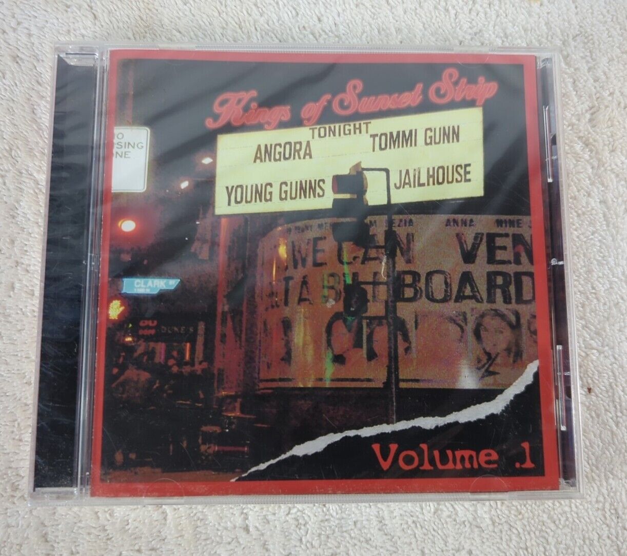Kings of Sunset Strip CD - Angora, Young Gunns Wildside, Tommi Gunn, Jailhouse