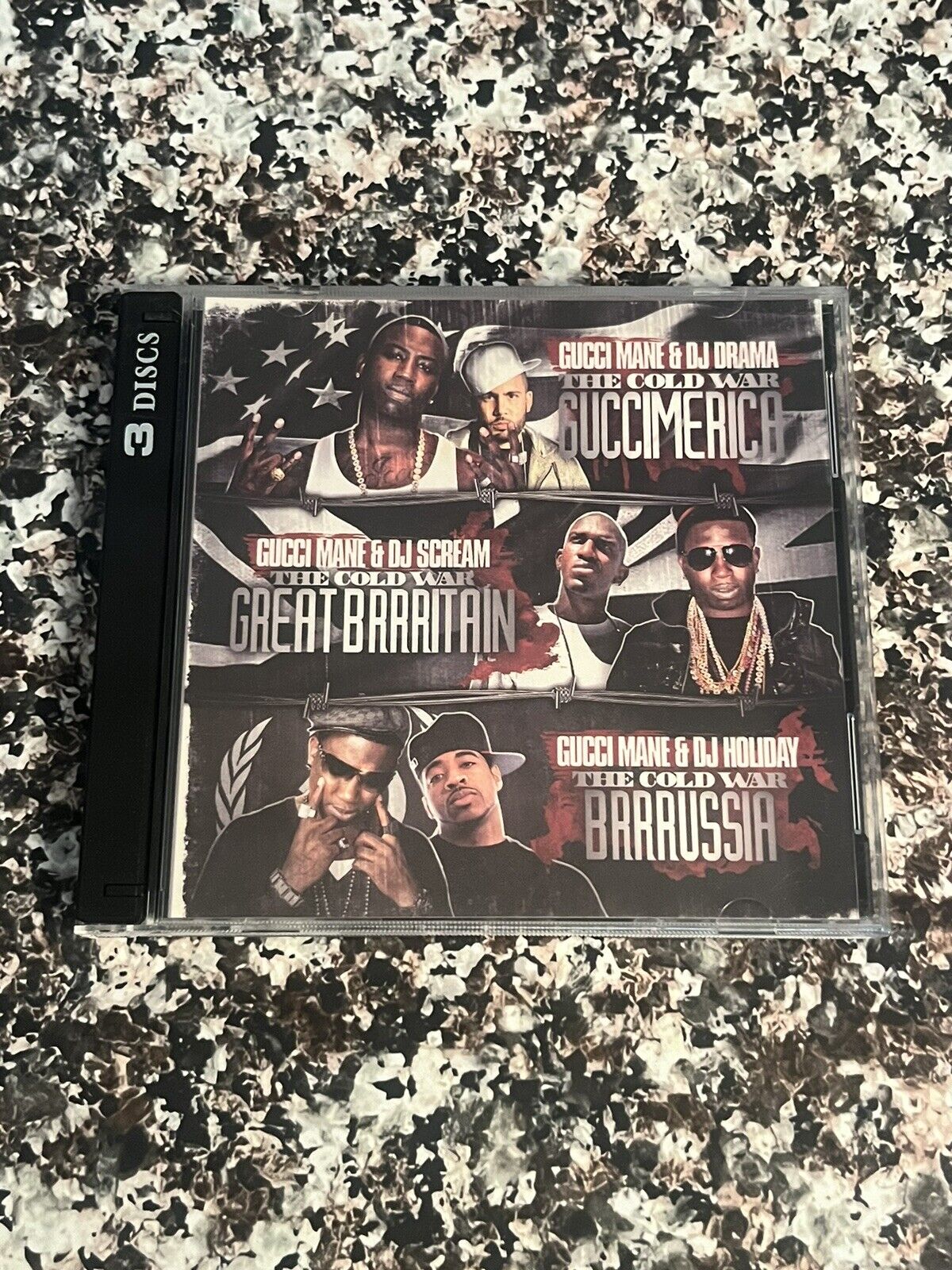 Gucci Mane - The Cold War CDr 3 Disc Set RARE HTF Gangsta Rap 1017 Brick Squad