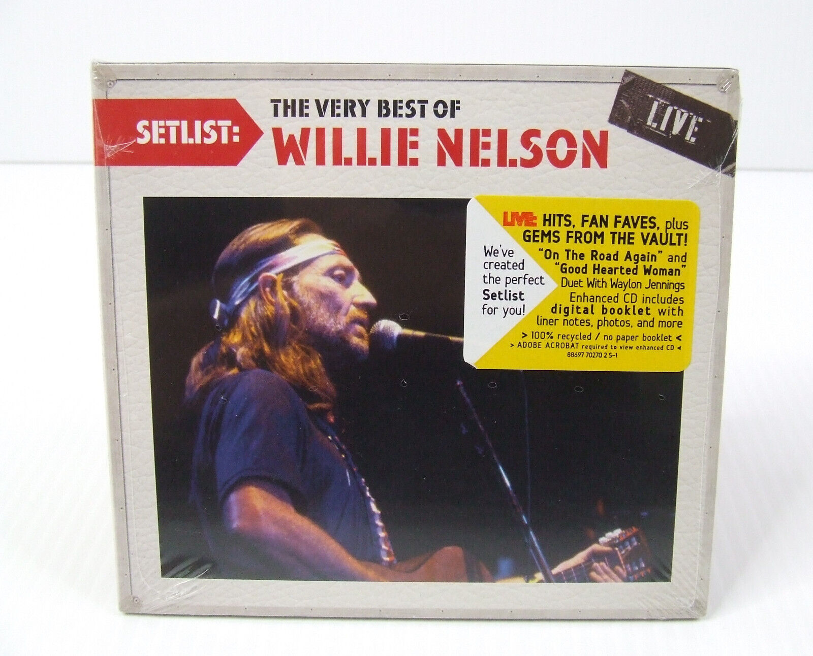 Willie Nelson - Setlist: The Best of Willie Nelson Live (CD, 2010) Read Below