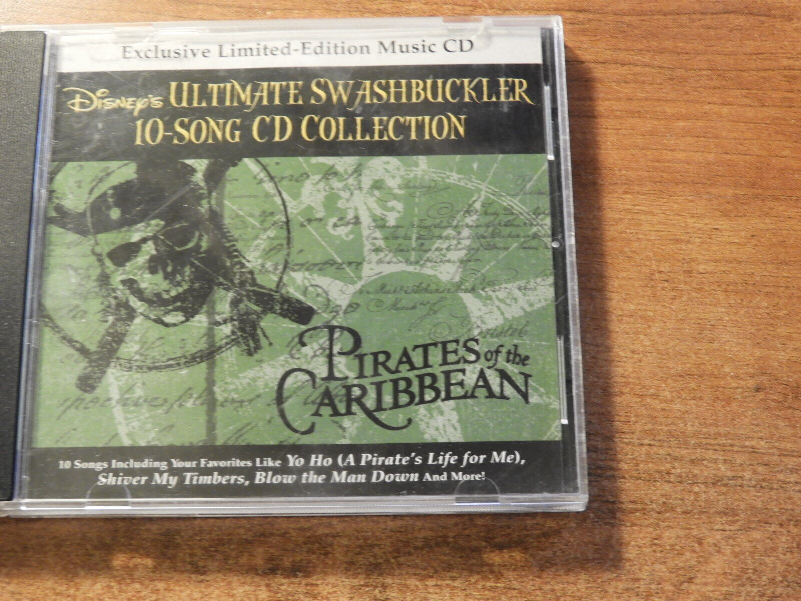 DISNEY\'S ULTIMATE SWASHBUCKLER 10 SONG COLLECTION (CD) WITH/WITHOUT A CASE