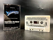 Superman The Movie Original Soundtrack 1978 Vintage Cassette Comics Warner Bros picture