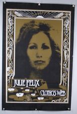 Julie Felix Poster Original Vintage Clothos Web Album EMI Promotion Circa 1972 picture
