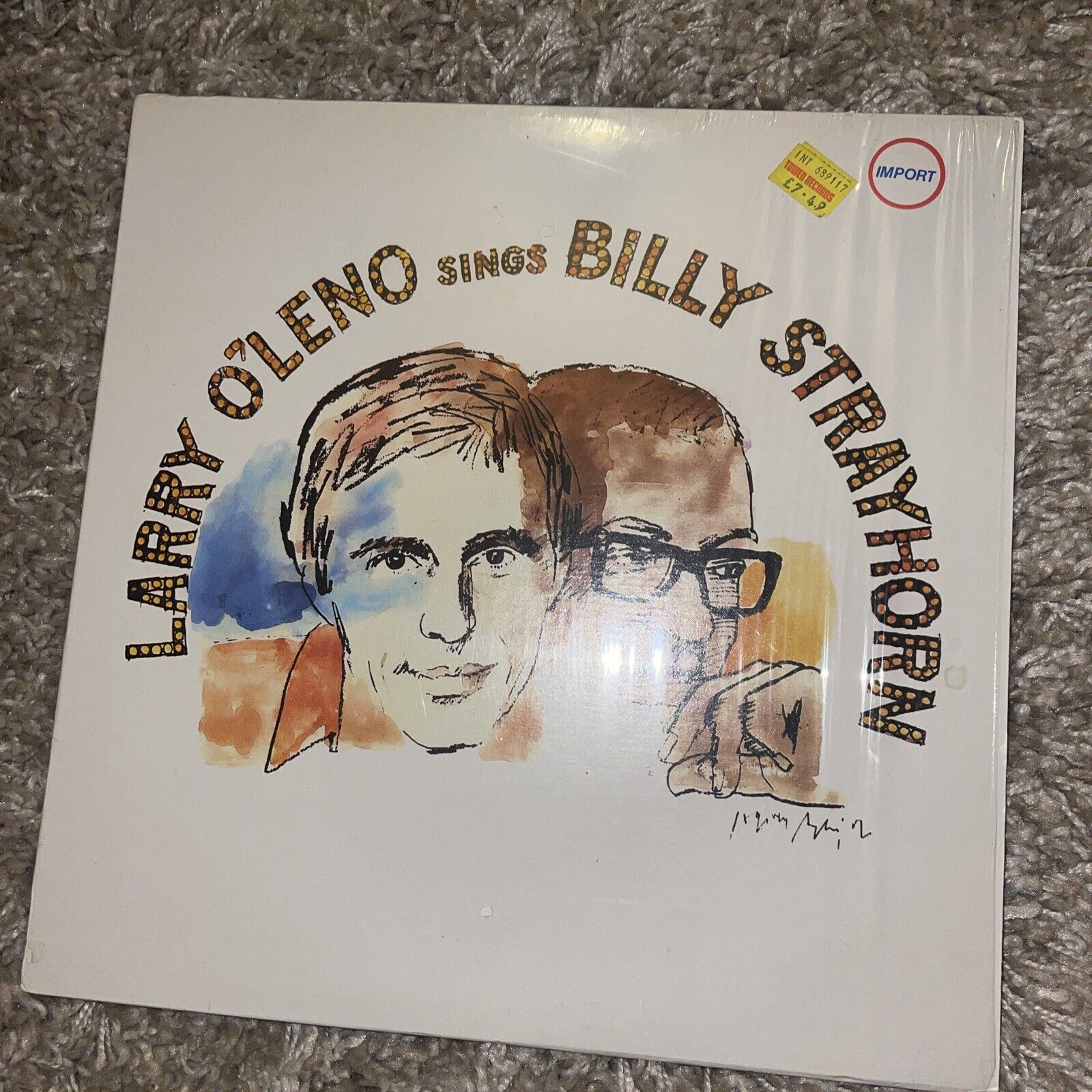 Larry O\'leno Sings Billy Strayhorn Vinyl Lp Record