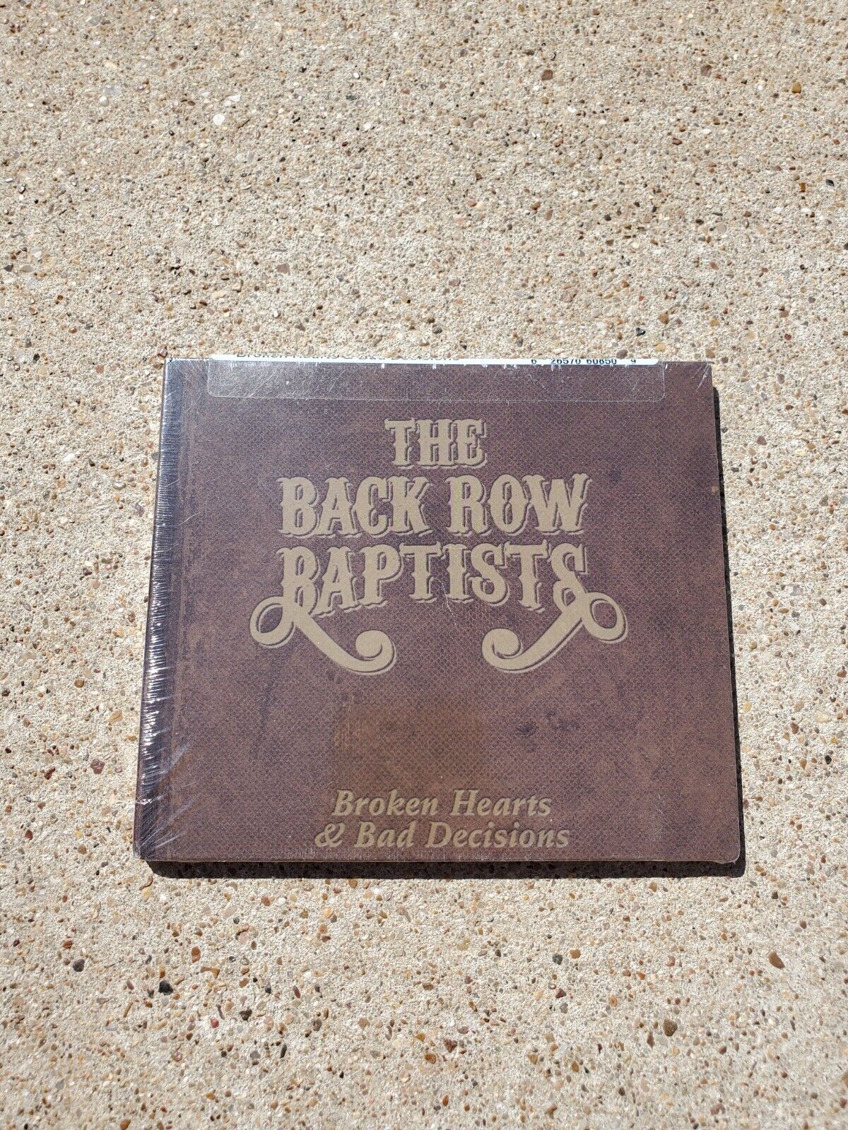 New Broken Hearts & Bad Decisions The Back Row Baptists CD 2010 Chris Porter 
