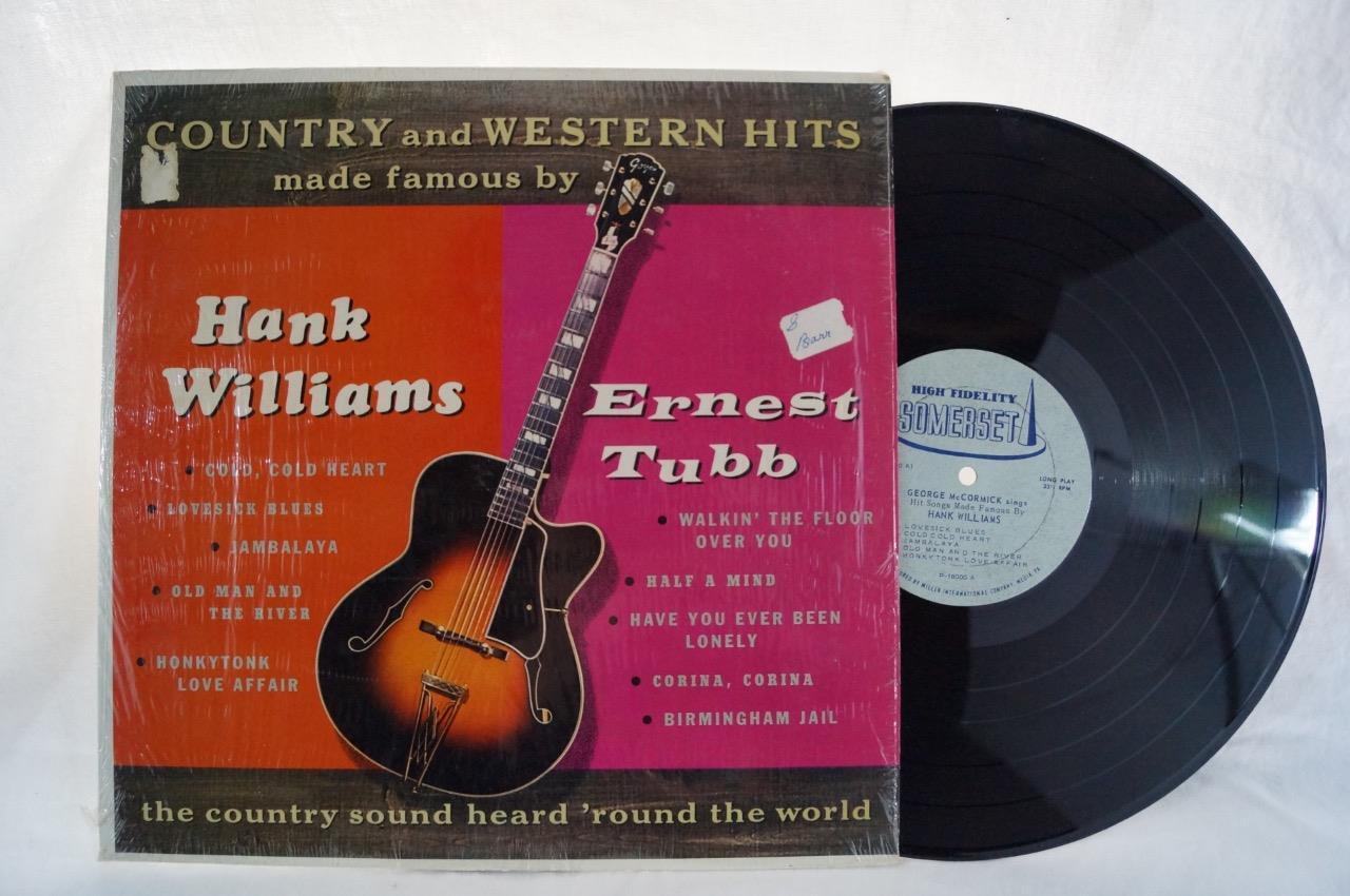 Vintage George McCormick Sings Songs Of Hank Williams Album Vinyl LP