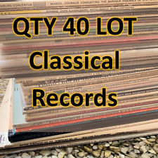 40 Lot Classical Music Vinyl LPs, Mix Of Titles, VG, VG+ and NM Condition picture
