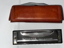 COOL BEANS BLOWOUT: Vintage M Hoghner Special 20 Harmonica German w/ Case 06-348 picture