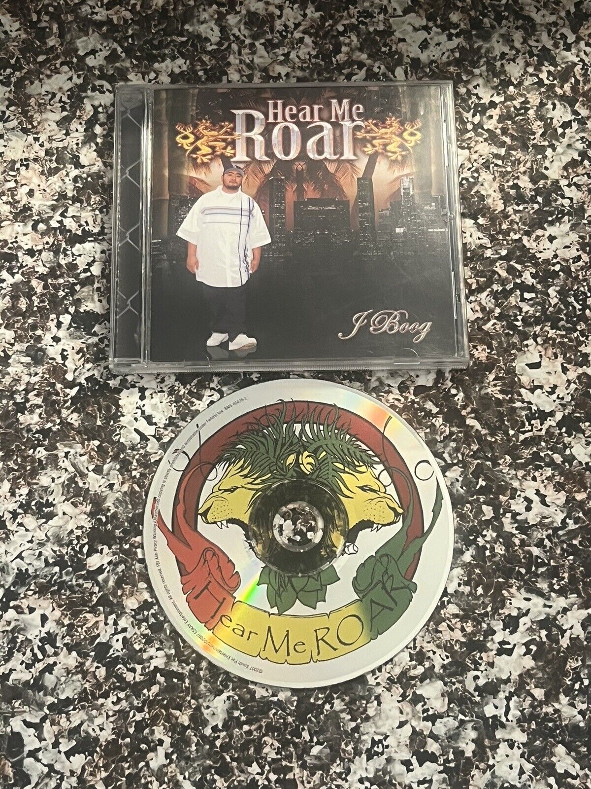 J Boog - Hear Me Roar CD Album, RARE HTF Hip-Hop Reggae Hawaii Rap Cali Rap