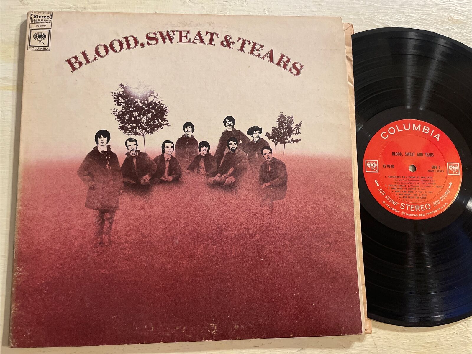 Blood Sweat & Tears Self Titled LP Columbia 2 Eye Stereo 1st USA Press EX
