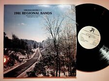 1981 Bridewater Virginia District V College Regional Bands Vinyl LP Record VG+ picture