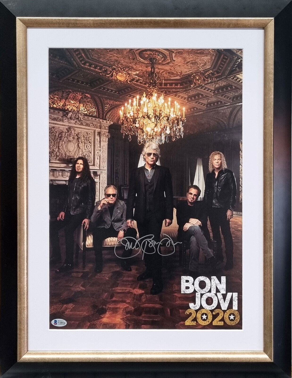 Jon Bon Jovi Signed & Framed 16x20 inch Photograph (Beckett V18936)