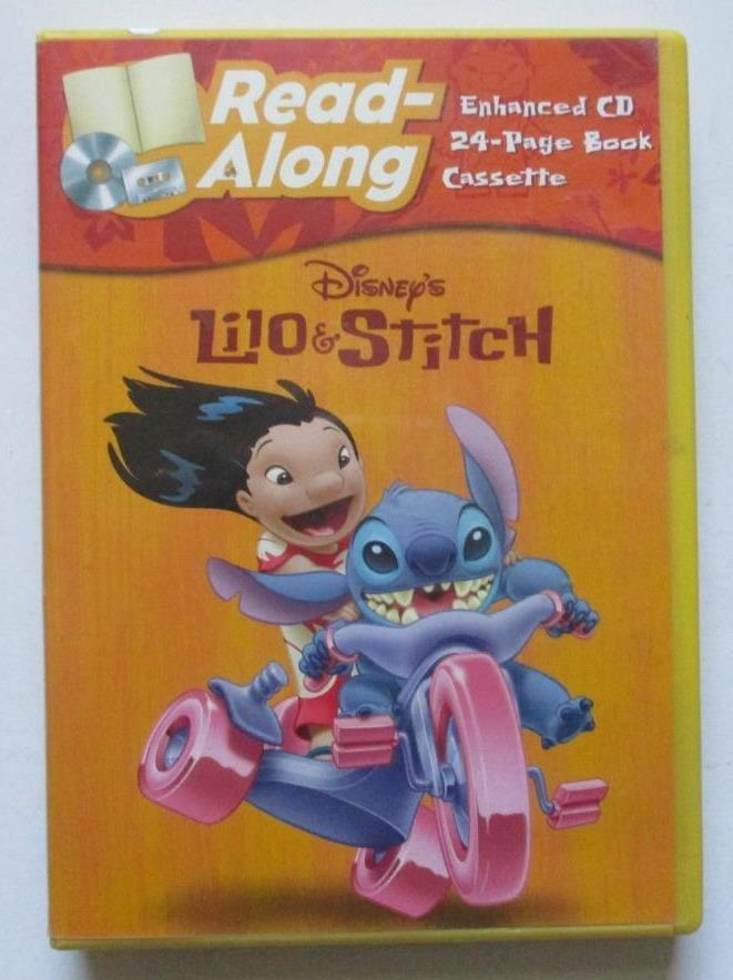 Disney's Lilo & Stitch [Read-Along] (2002 CD, Cassette & Booklet) With PC or Mac