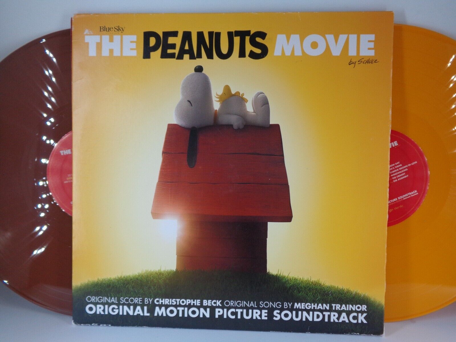 PEANUTS MOVIE Cristophe Beck picture inners Meghan Trainor (2015) M- LP