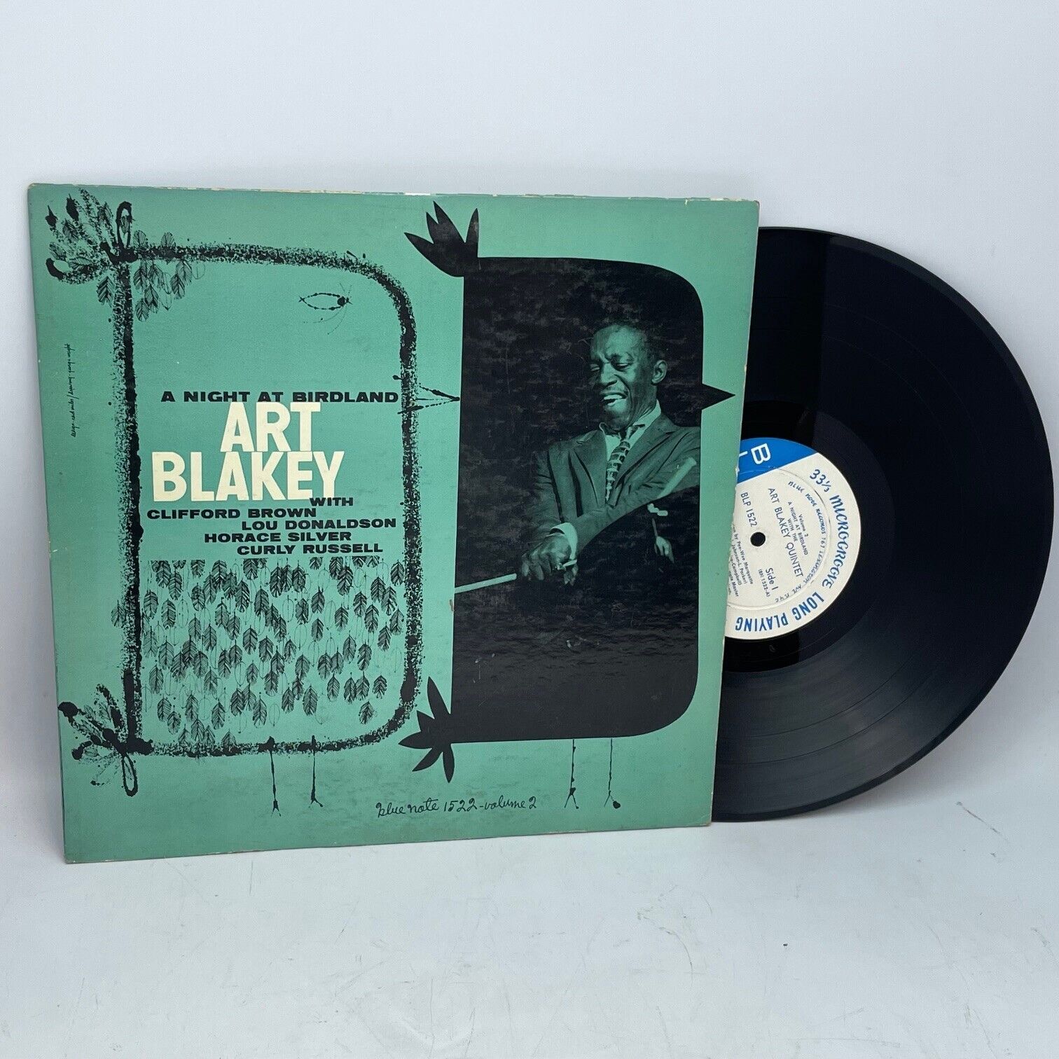 Art Blakey A Night At Birdland Vol 2 Blue Note 1957 2nd Press Vinyl LP Ear RVG
