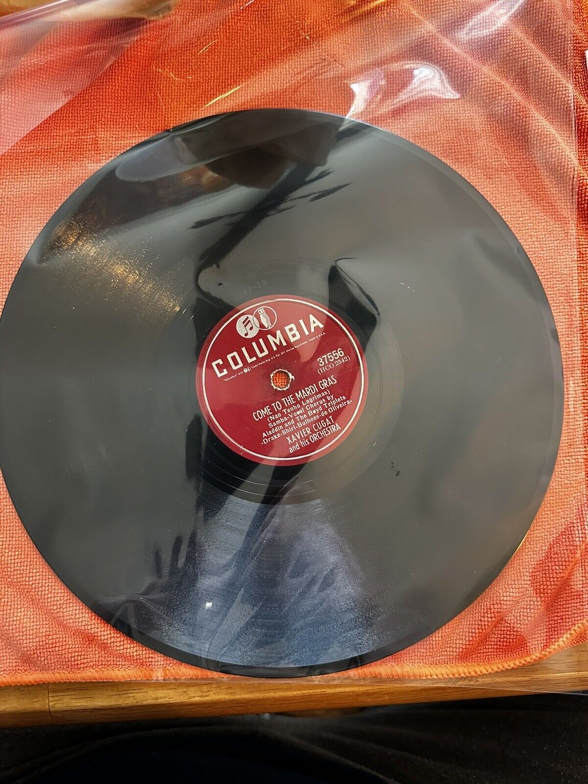 Vintage Record: Come To The Mardi Gras: Xavier Cugat & His Orchestra: Columbia