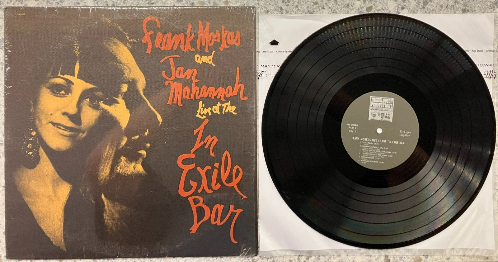 Frank Moskus And Jan Mahannah Live At The In Exile Bar ; LP SHRINK