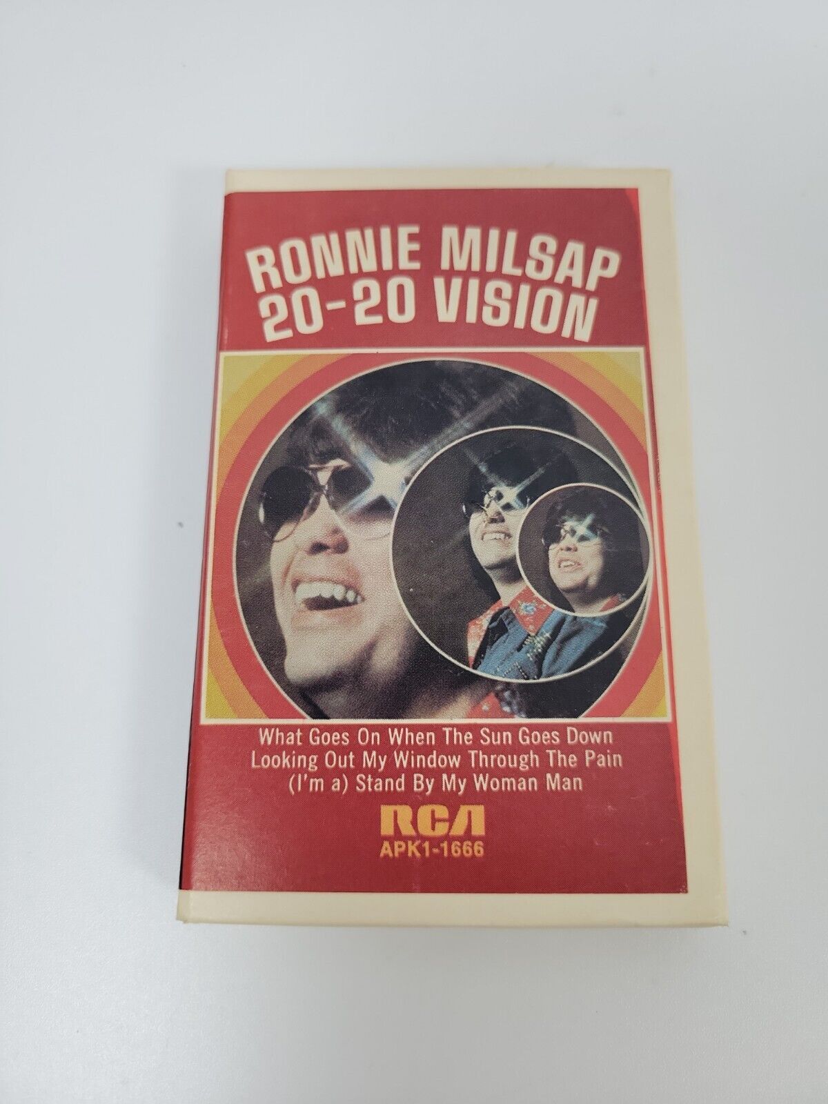 Ronnie Milsap 20-20 Vision Cassette Vintage Country Tape  RCA 1976 Cardboard Slv