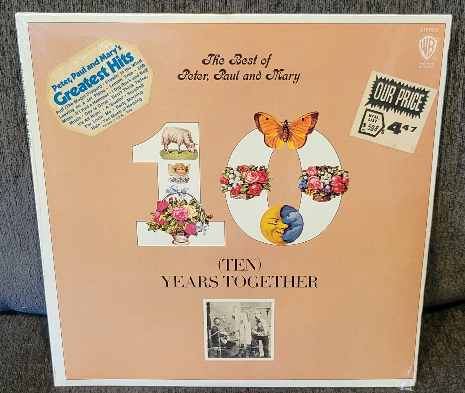 The Best Of Peter Paul & Mary 10 Years Together Sealed Original Vinyl Record 
