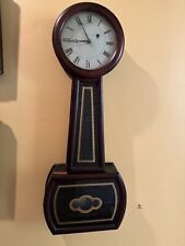 1860’s Weight Driven George Hatch “Howard Style” Banjo Wall Clock - Works Well picture