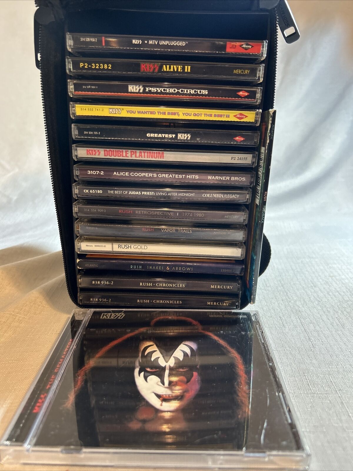 CD LOT 15 -KISS Gene Simmons 1978 Solo Album, Allison Cooper, Judas Priest, Rush
