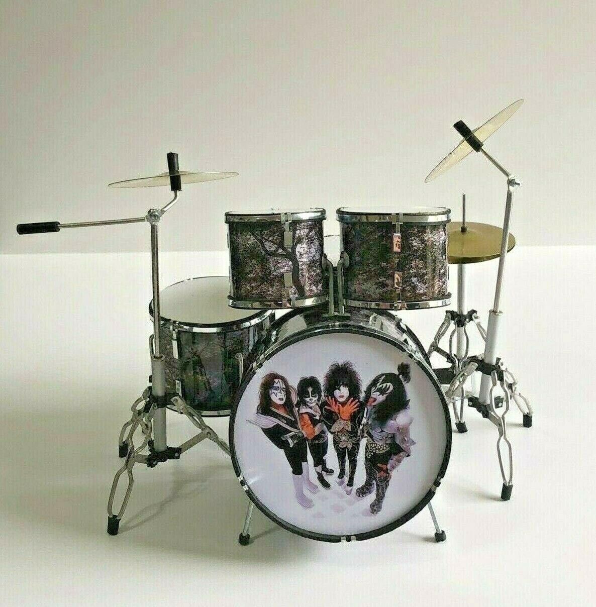 Kiss Miniature Replica Drum Kit Brand New 