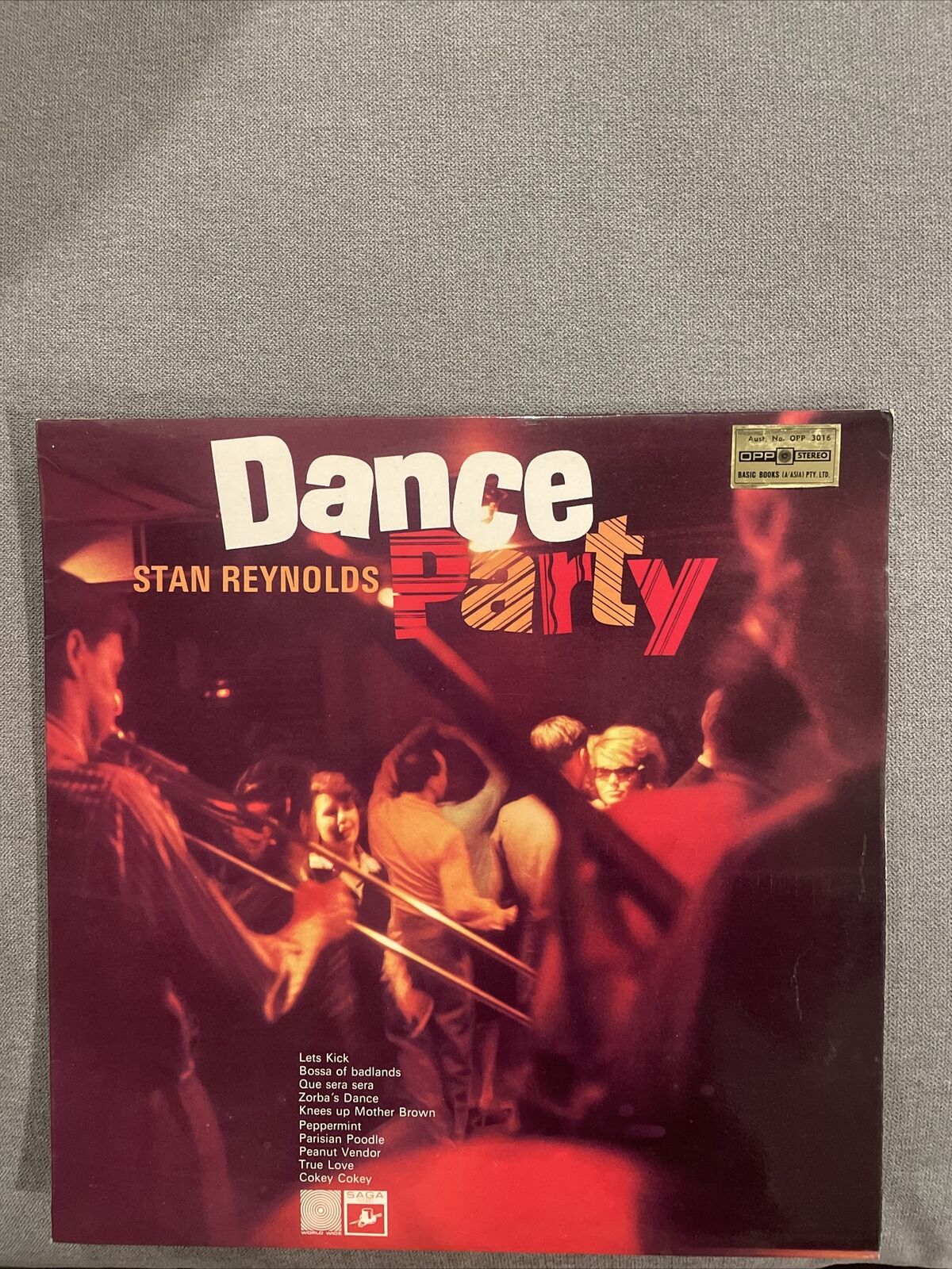 VINYL STAN REYNOLDS Dance Party LP ALBUM 12 RECORD