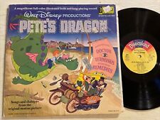 Walt Disney WDP Pete’s Dragon LP Disneyland 1977 Mono + Book VG+ picture