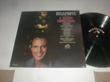 Harry Belafonte MERRY CHRISTMAS Mono RCA LP SHRINK 1962 Holiday Vocal Soul Pop picture