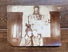 Guitar on the Dresser with Two Young Women Original Antique Vintage Photo picture
