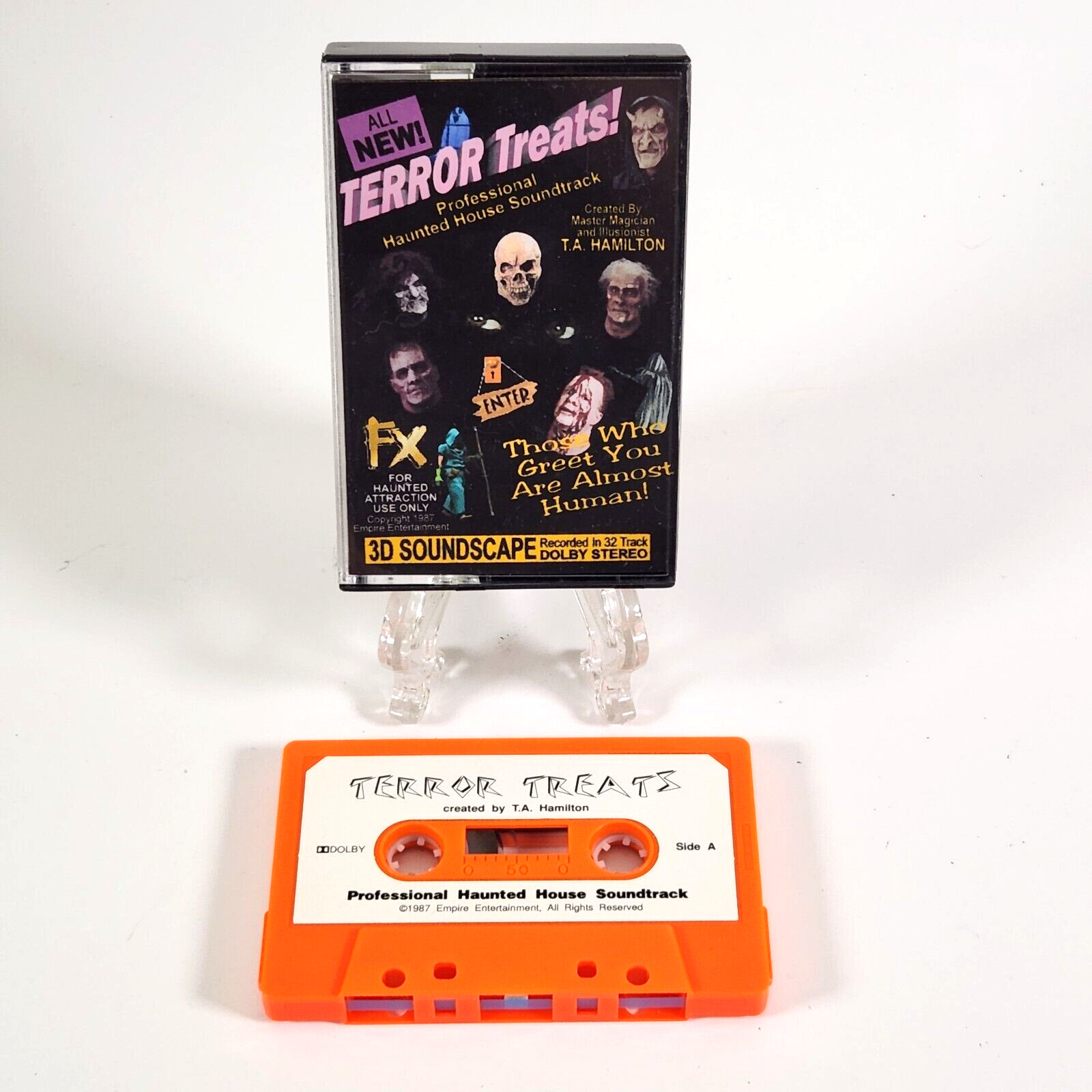Vintage 80s Terror Treats Professional Haunted House Soundtrack Cassette 1987