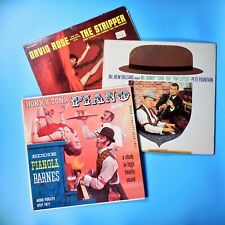 3 Honky Tonk Piano Vinyl LPs Lot Stripper Cheesecake New Orleans Pianola Barnes picture