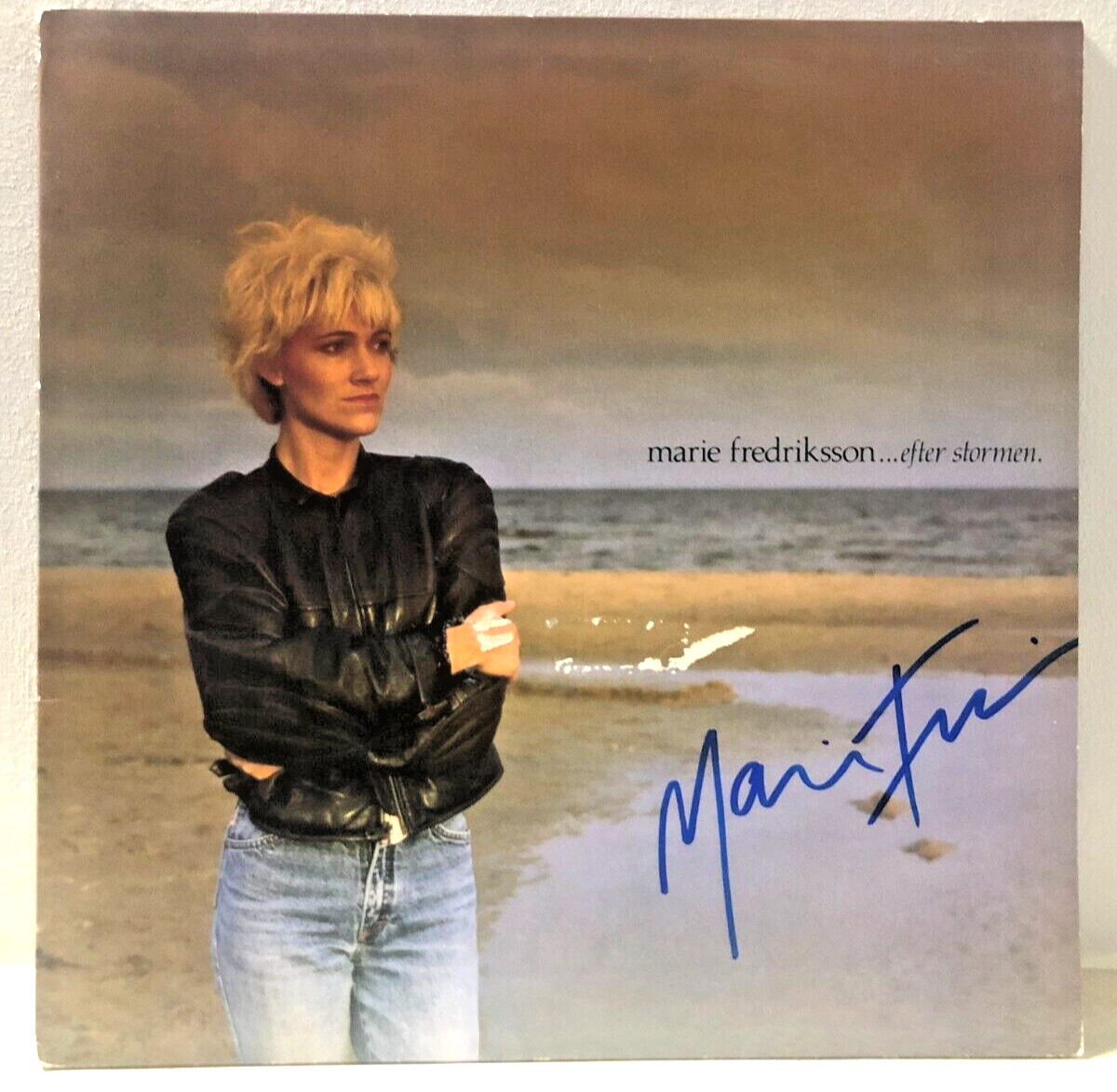 Marie Fredriksson ‎- ....Efter Stormen LP Sweden 1987 Signed Autograph Roxette