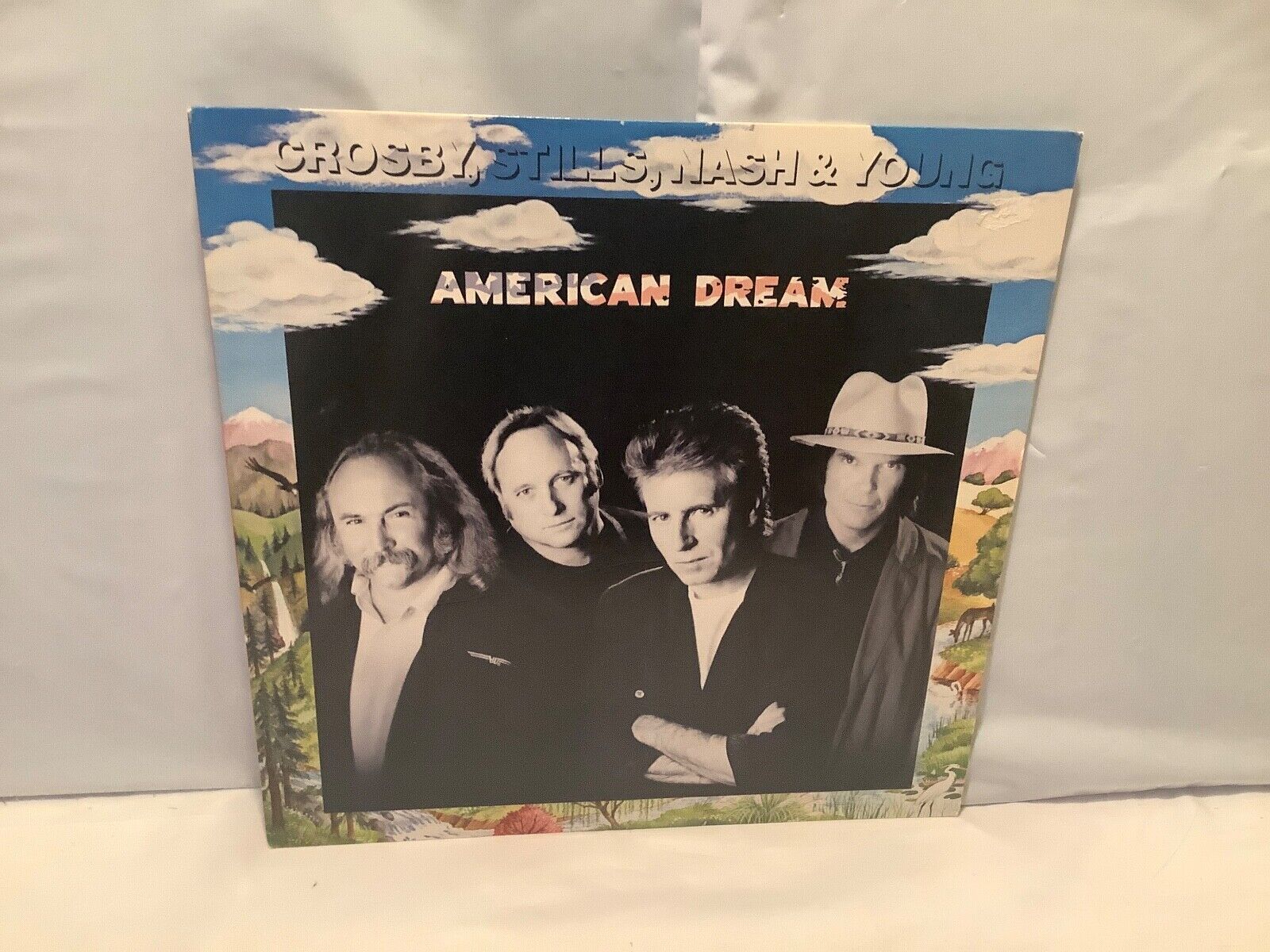 ORG VINTAGE Crosby, Stills, Nash&Young-American Dream Atlantic 81888 LYRICS VG+