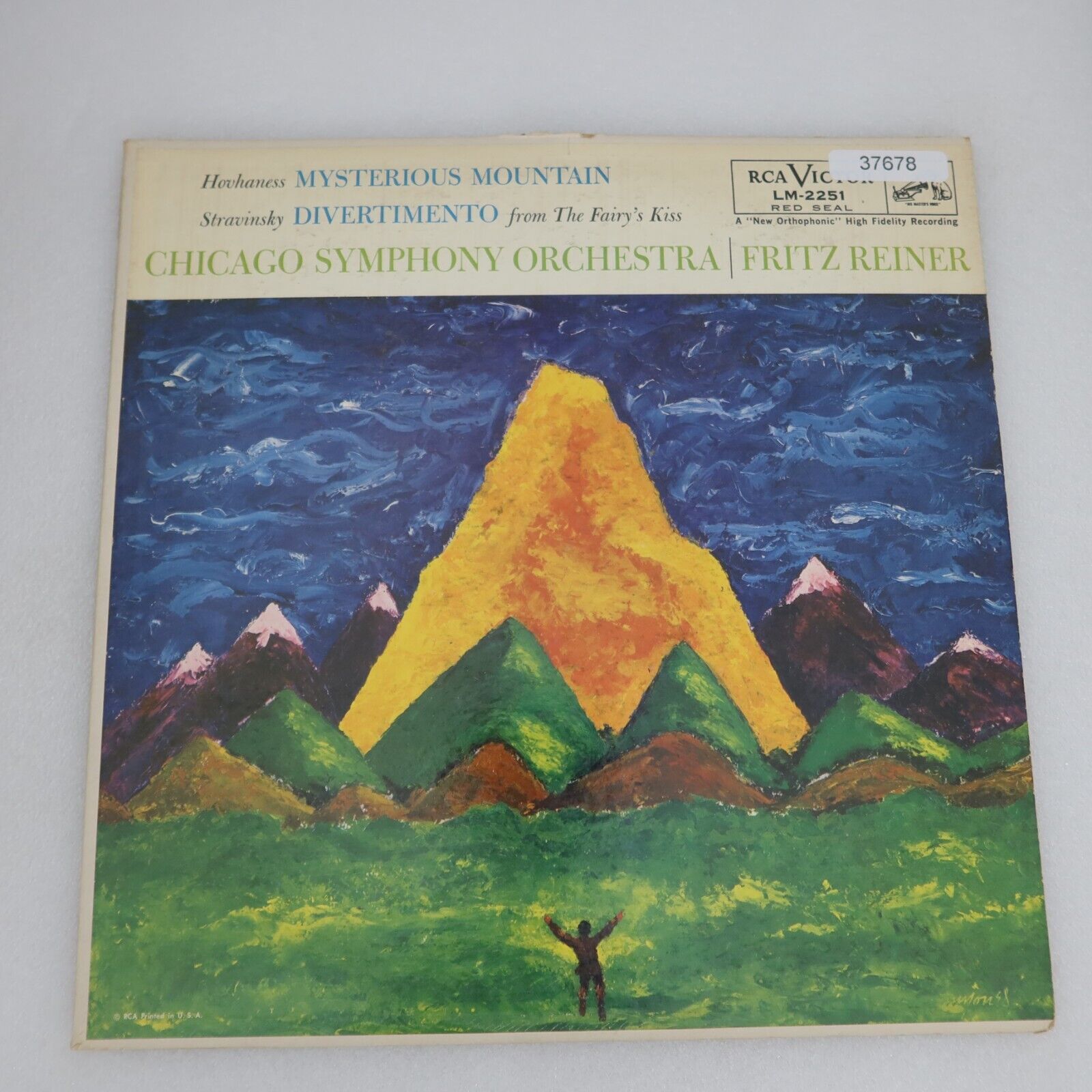 Fritz Reiner Hovhaness Mysterious Mountain Op 132 And Stravinsky Divertimento L