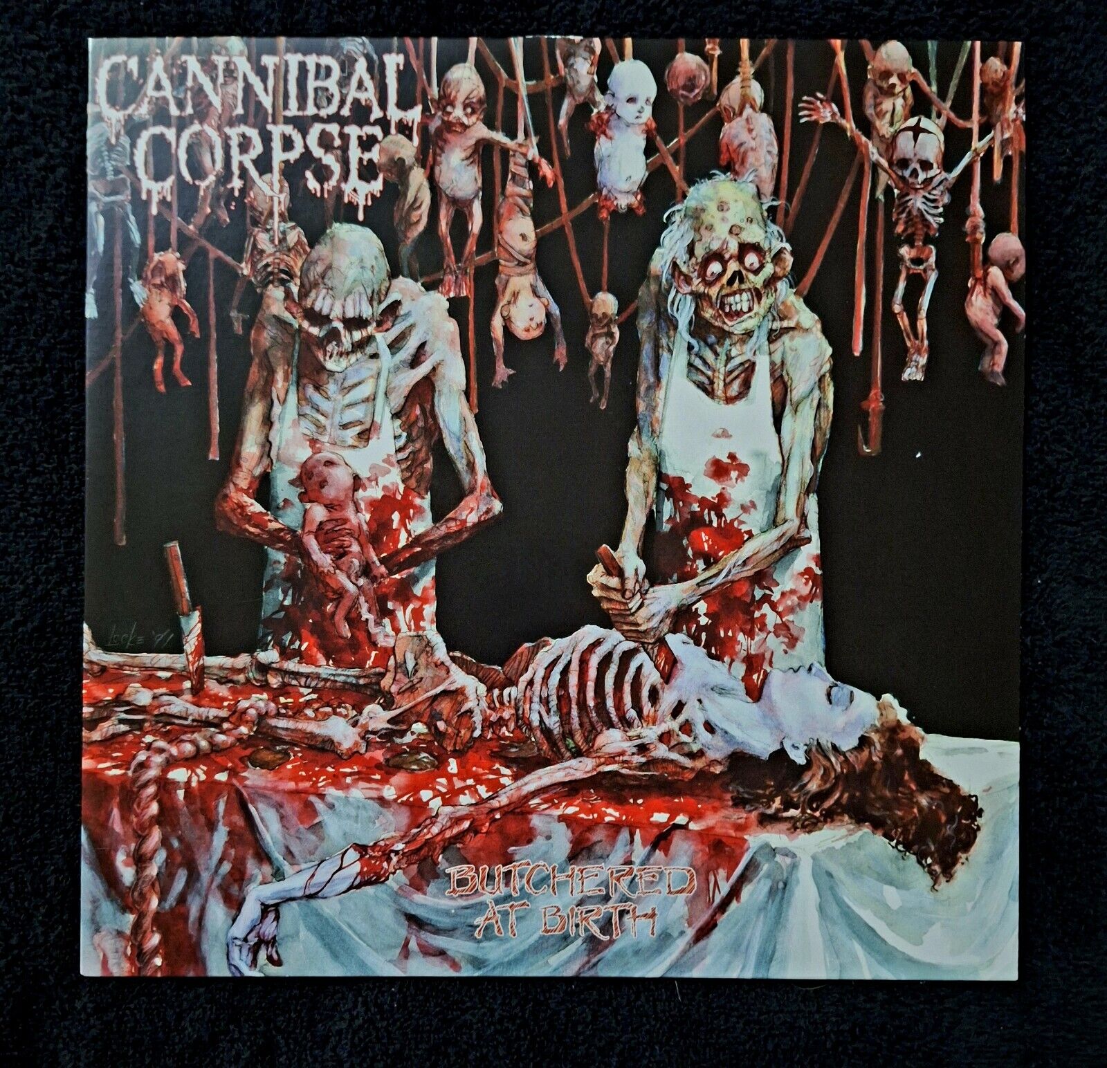 Cannibal Corpse Butchered At Birth  Coloured Vinyl & Wretched Spawn Black Vinyl