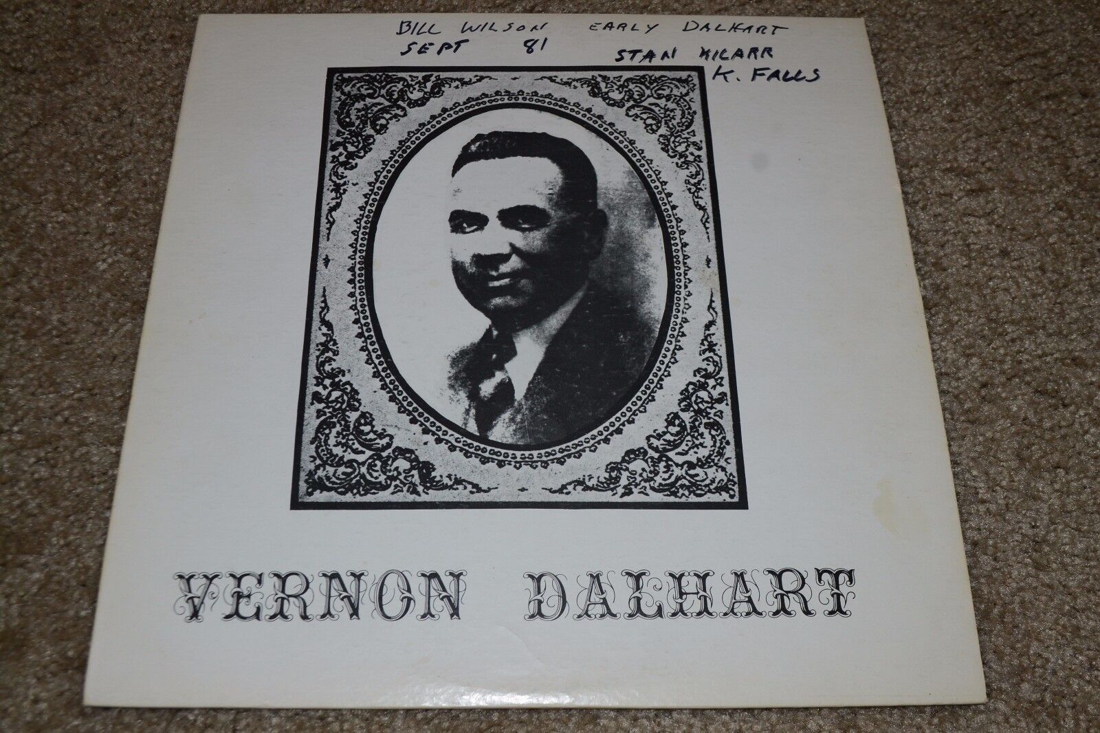 Vernon Dalhart~Self Titled LP~1977 Golden Olden Classics GOC 701~FAST SHIP
