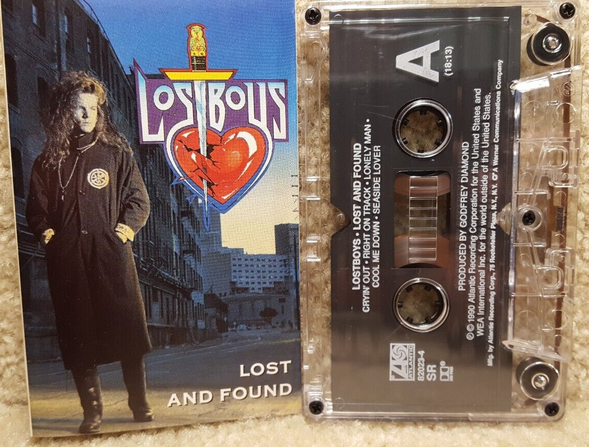 Vintage 1990 Cassette Tape Lostboys Lost And Found Atlantic Records