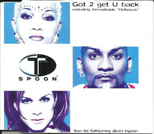 T SPOON Got 2 Get U Back INSTRUMENTAL & UNRELEASED & EXTENDED CD Single SEALED  picture