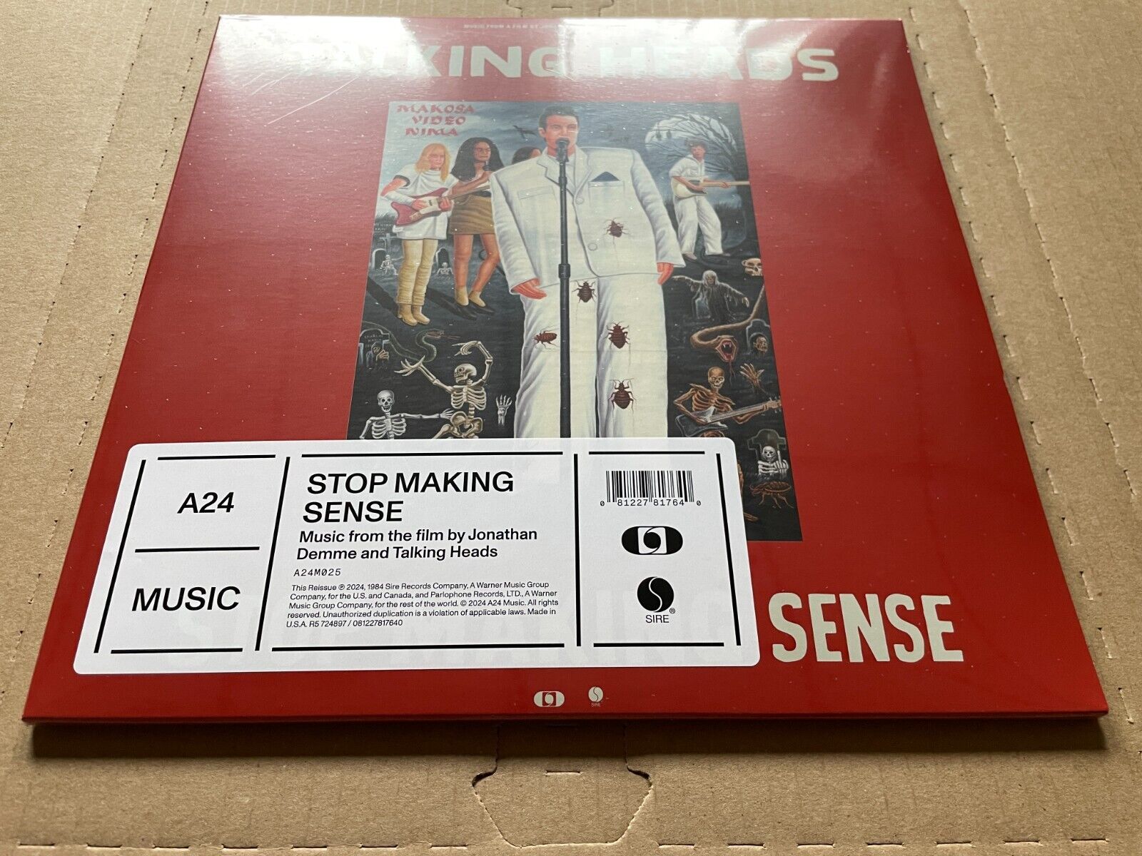 NEW SEALED Talking Heads - Stop Making Sense Vinyl 2xLP