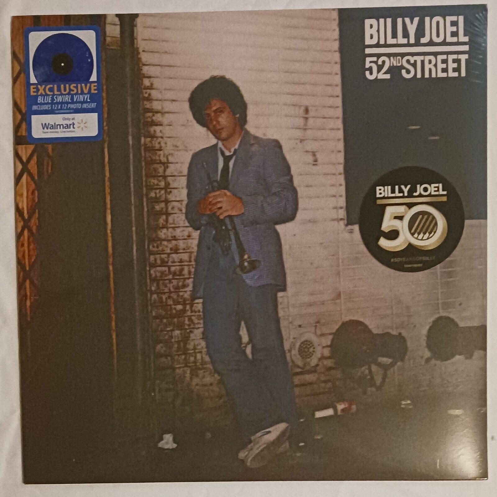 BILLY JOEL - 52nd STREET BLUE COLORED VINYL LP NEW SEALED WALMART EXCLUSIVE