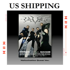 *US SHIPPING AESPA [Savage] 1st Mini Album Hallucination Quest Verison PHOTOBOOK picture