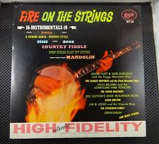 Fire On The Strings (SLP 221) Flatt Scruggs Jim Jessee Stringbean Stanley Bros + picture