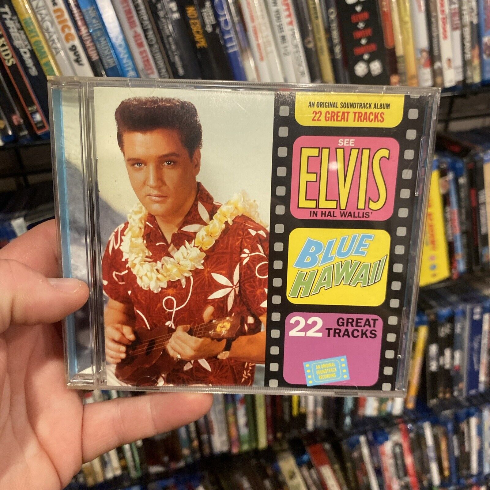 Vintage 1997 Elvis Blue Hawaii Music CD w/ Case Elvis Presley